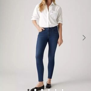 Levi's 711 Skinny Jeans Dark Wash - Women's Size 6/28